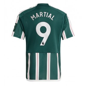 Manchester United Anthony Martial #9 Replika Udebanetrøje 2023-24 Kortærmet